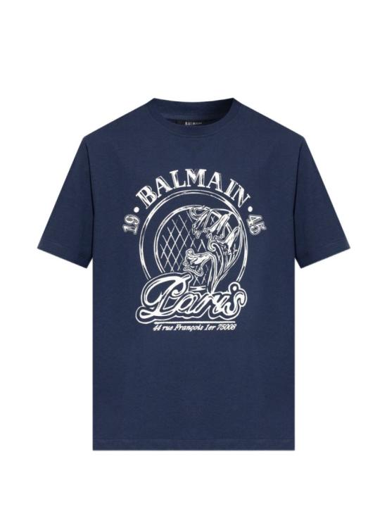 26FW 발망 반팔 티셔츠 HH1EG000BD66 SKZ Blue