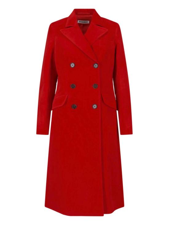 26FW 질샌더 코트 J02AA0202 J45367620 Red