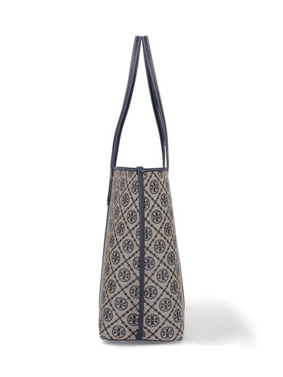 26FW 토리버치 T 모노그램 토트백 174279405 Blue - TORY BURCH