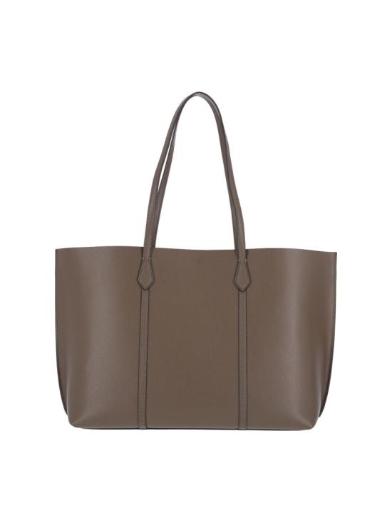 26FW 토리버치 레더 페리 토트백 169476250 Brown - TORY BURCH