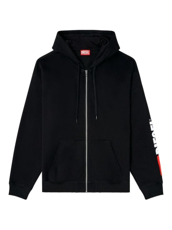 26FW 디젤 s-boxt-zip-hood-div 후드집업 A20022 0GEAD Black
