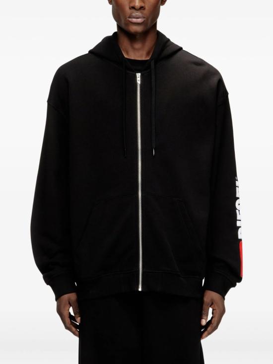 26FW 디젤 s-boxt-zip-hood-div 후드집업 A20022 0GEAD Black - DIESEL