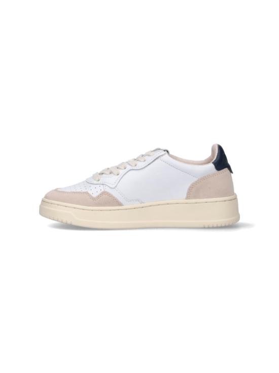 26FW 오트리 메달리스트 로우 레더 스니커즈 AULWLS28 White - AUTRY