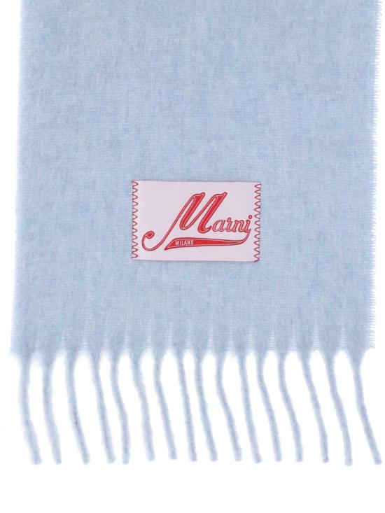 26FW 마르니 터콰이즈 알파카 스카프 SCMC0059Y0 UTW91800B50 Blue - MARNI