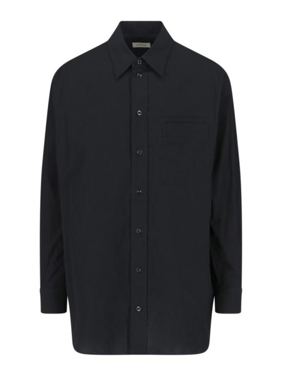 26SS 르메르 긴팔 셔츠 SH1247 LF1399BK999 Black