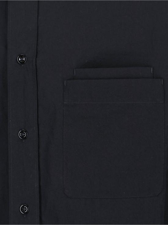 26SS 르메르 긴팔 셔츠 SH1247 LF1399BK999 Black - LEMAIRE