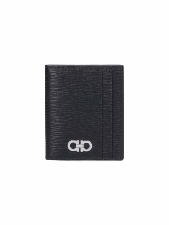 26FW 살바토레 페라가모 간치니 카드지갑 740946001 Black
