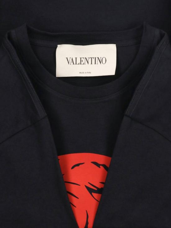 26FW 발렌티노 가라바니 반팔 티셔츠 9V3MG16PBM70NR Black - VALENTINO GARAVANI