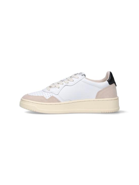 26FW 오트리 메달리스트 로우 레더 스니커즈 AULWLS21 White - AUTRY