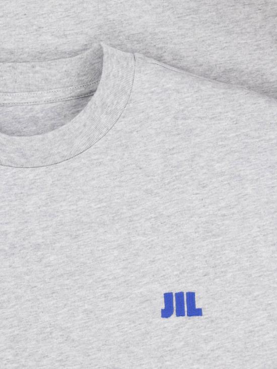 26FW 질샌더 JIL 로고 코튼 티셔츠 JIL 로고 코튼 티셔츠 J02GC0163 J45048058 Grey - JIL SANDER