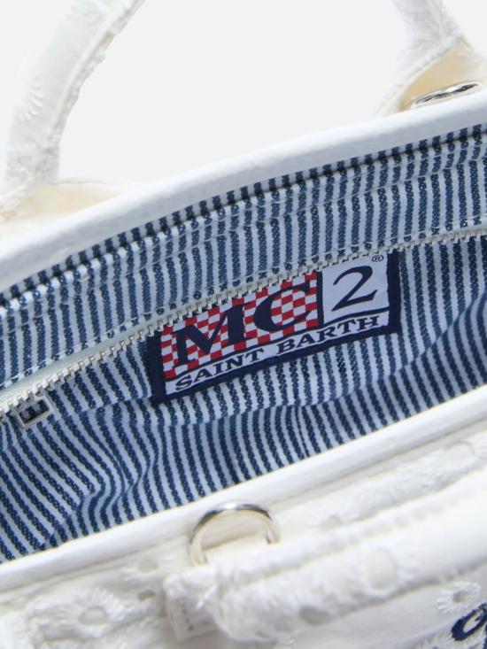 26SS 세인트바쓰 토트백 VAMI01800434L White - MC2 SAINT BARTH