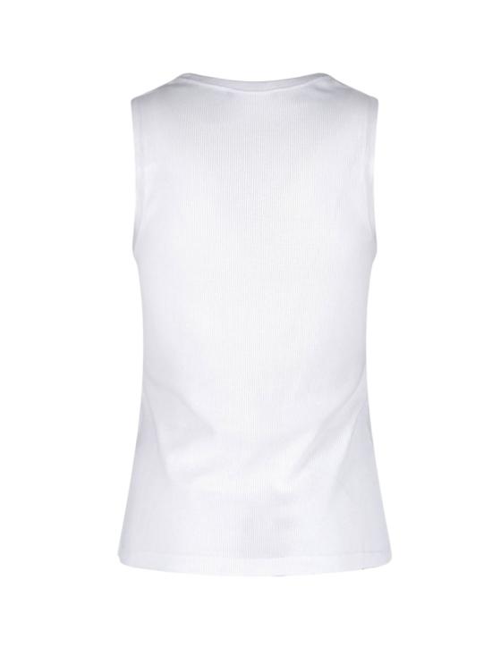 26FW 발망 민소매 티셔츠 HF1EB075BD10GAB White - BALMAIN