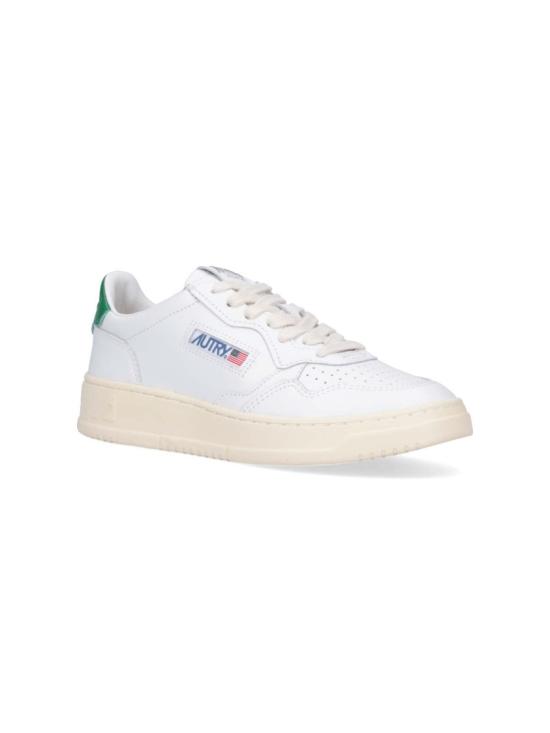 26FW 오트리 메달리스트 로우 레더 스니커즈 AULWLL20 White - AUTRY