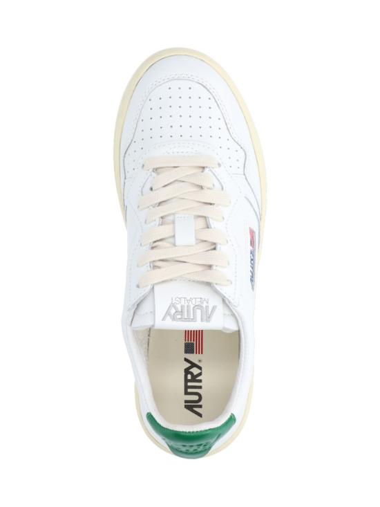 26FW 오트리 메달리스트 로우 레더 스니커즈 AULWLL20 White - AUTRY