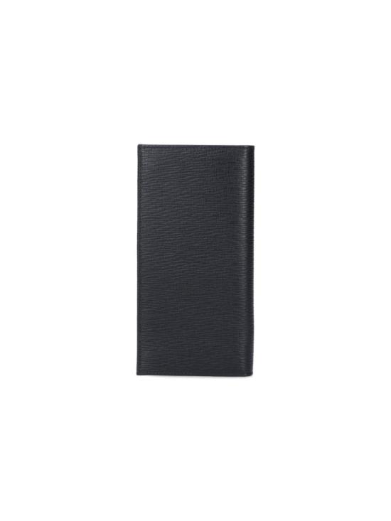 26FW 살바토레 페라가모 간치니 폴디드 장지갑 686018007 Black - SALVATORE FERRAGAMO