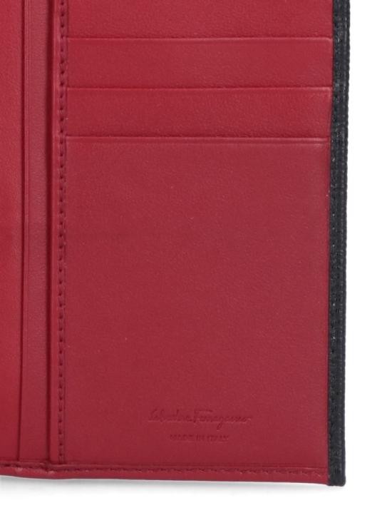 26FW 살바토레 페라가모 간치니 폴디드 장지갑 686018007 Black - SALVATORE FERRAGAMO