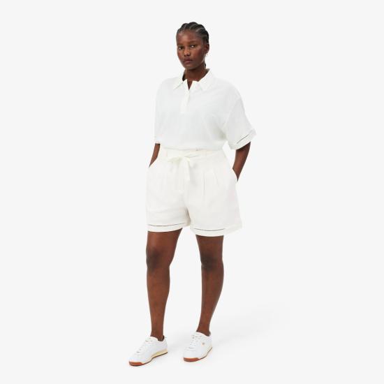 26SS 라코스테 숏팬츠 FF102670V White - LACOSTE