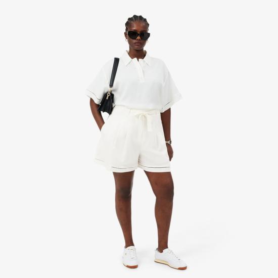 26SS 라코스테 숏팬츠 FF102670V White - LACOSTE