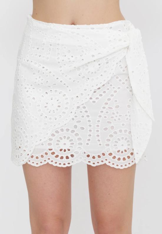 26SS 세인트바쓰 숏 스커트 NYR000101000L White - MC2 SAINT BARTH