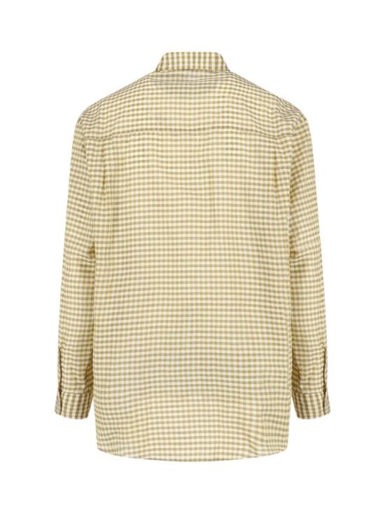 26FW 오라리 긴팔 셔츠 A26SS01GCMUSTARD GINGHAM CHECK Neutrals - AURALEE