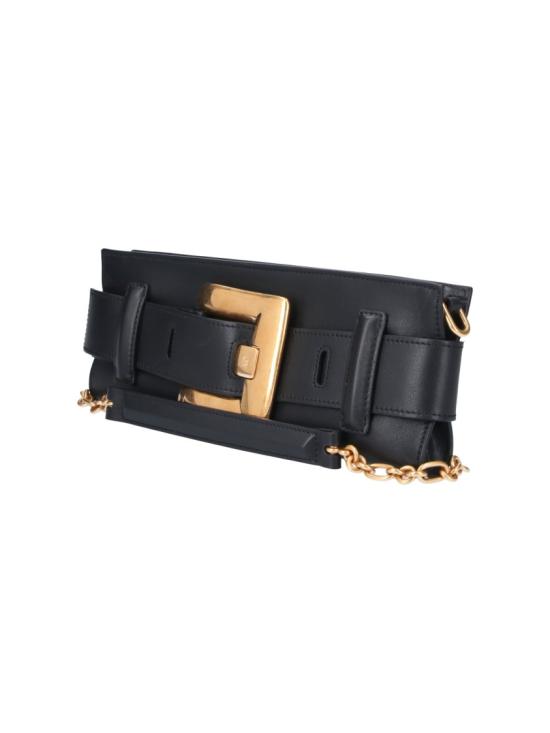 26FW 발망 클러치/파우치 FN0LB024LVAA0PA Black - BALMAIN