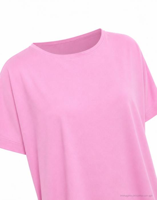 26FW 아라고나 반팔 티셔츠 D3324TF Pink - ARAGONA