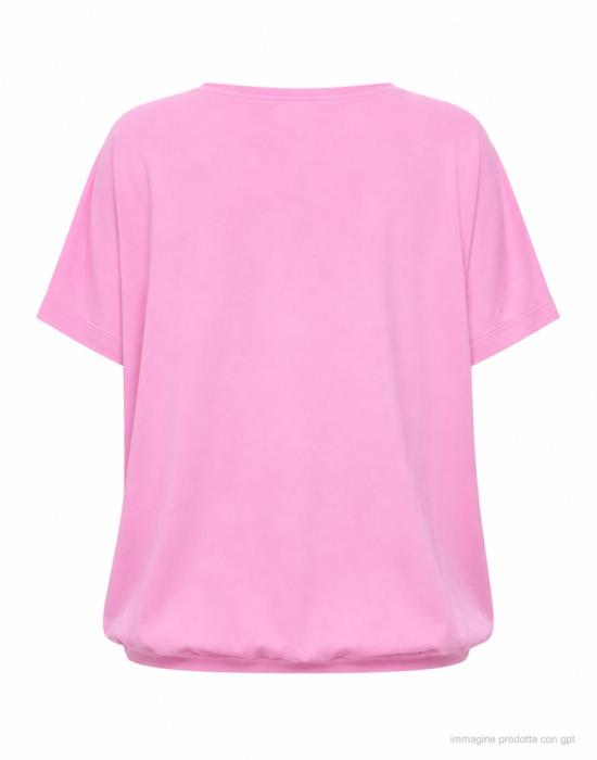 26FW 아라고나 반팔 티셔츠 D3324TF Pink - ARAGONA