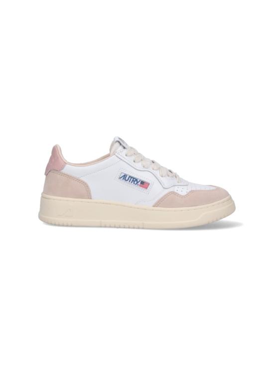 26FW 오트리 메달리스트 로우 레더 스니커즈 AULWLS37 White