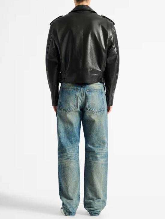 26FW 발망 바이커 자켓 HH1TD580 LE43 Black - BALMAIN