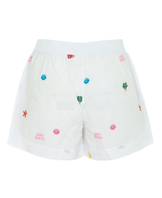 26SS 세인트바쓰 숏팬츠 MEA00201411L White - MC2 SAINT BARTH