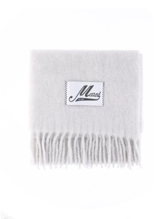26FW 마르니 터콰이즈 알파카 스카프 SCMC0059Y0 UTW91800N15 Grey - MARNI