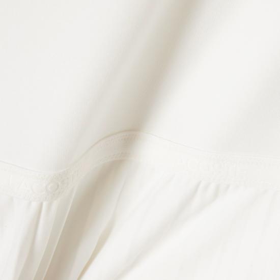 26SS 라코스테 미디 원피스 EF243270V White - LACOSTE