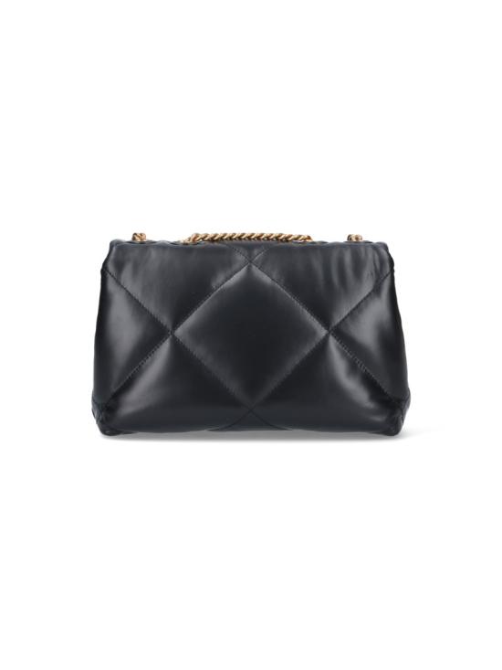 26FW 토리버치 스몰 키라 다이아몬드 퀼트 컨버터블 숄더백 154706001 Black - TORY BURCH