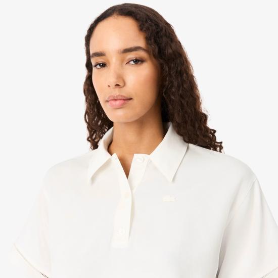 26SS 라코스테 반팔 티셔츠 CF006170V White - LACOSTE