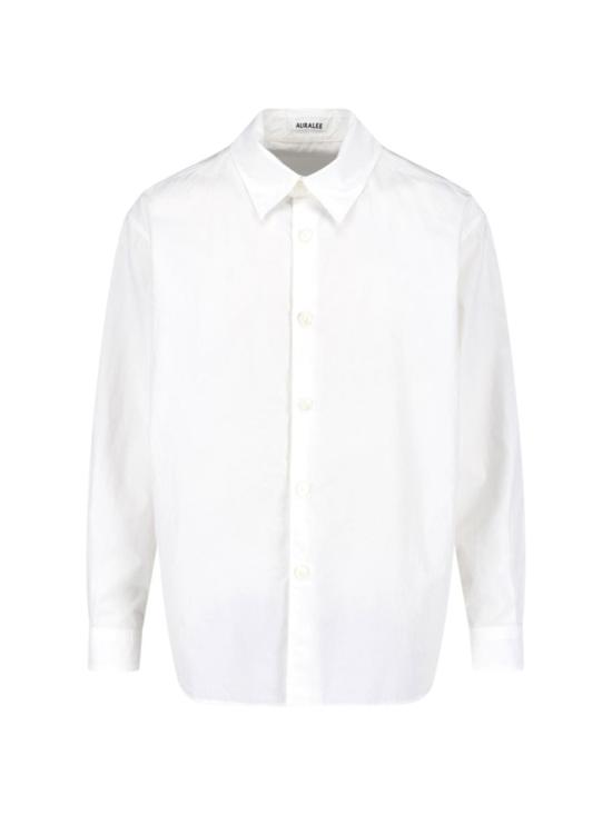 26FW 오라리 긴팔 셔츠 A26SS01SWWHITE White