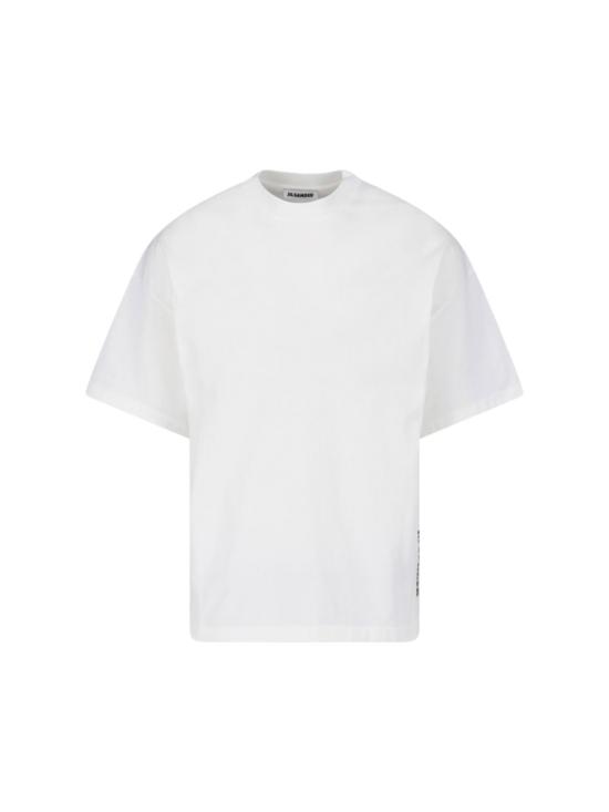 26FW 질샌더 반팔 티셔츠 J22GC0277 J20347102 White