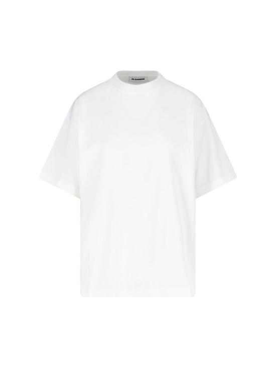 26FW 질샌더 반팔 티셔츠 J02GC0173 J20347102 White
