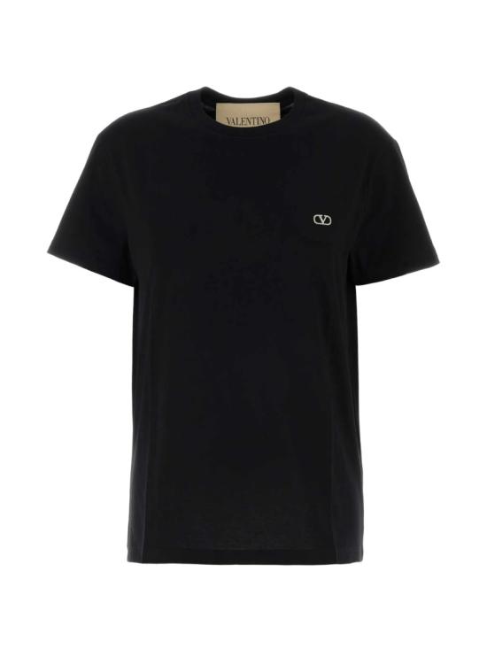 26FW 발렌티노 가라바니 반팔 티셔츠 9V3MG10VBMM Black