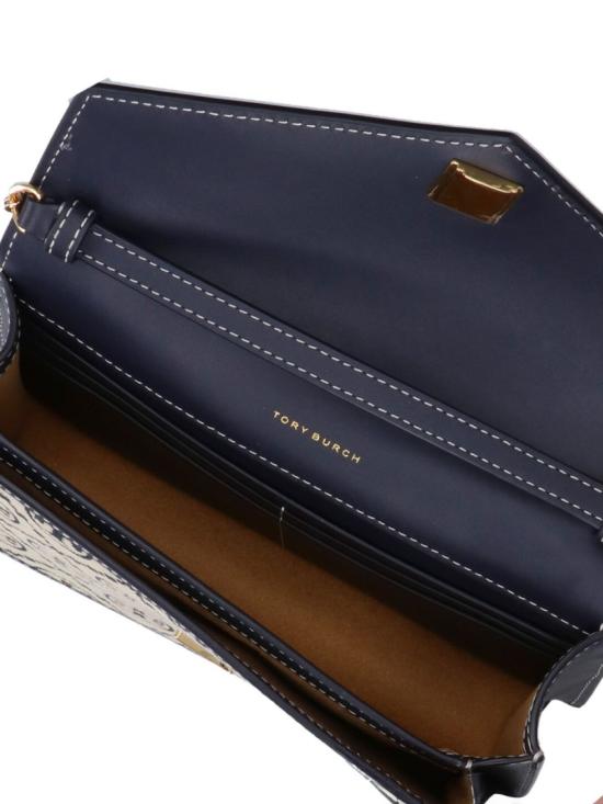 26FW 토리버치 T 모노그램 엔벨로프 숄더백 165016405 Blue - TORY BURCH