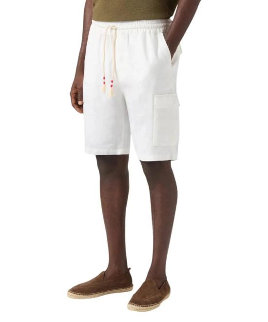 26SS 세인트바쓰 숏팬츠 MRE000201457L White - MC2 SAINT BARTH