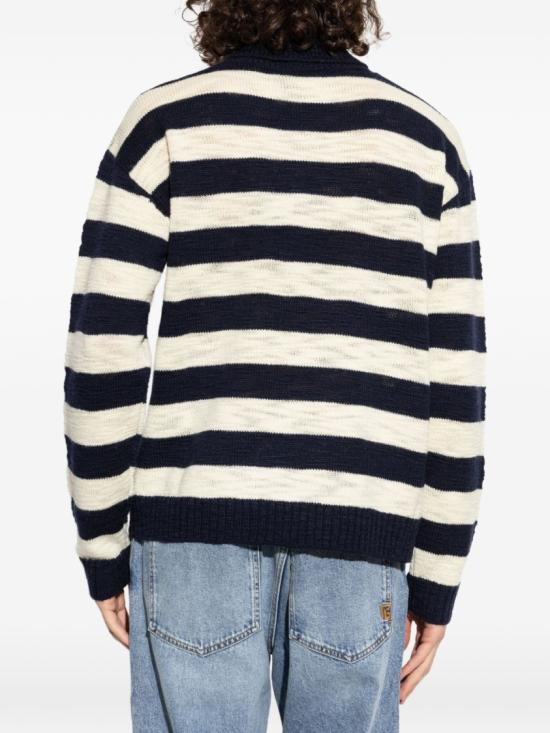 26FW 발망 터틀넥 HH1KH045KK15 SAT Blue - BALMAIN