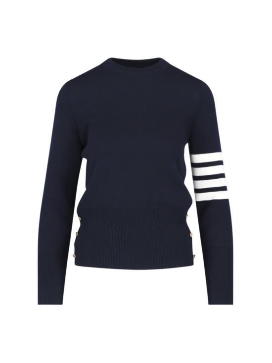 26FW 톰브라운 울 밀라노 스티치 클래식 4바 풀오버 니트 FKA239A 00014415 Blue