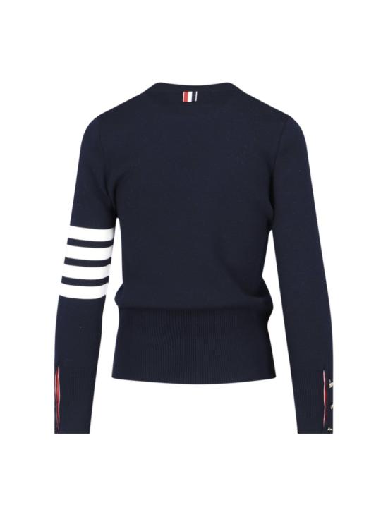 26FW 톰브라운 울 밀라노 스티치 클래식 4바 풀오버 니트 FKA239A 00014415 Blue - THOM BROWNE