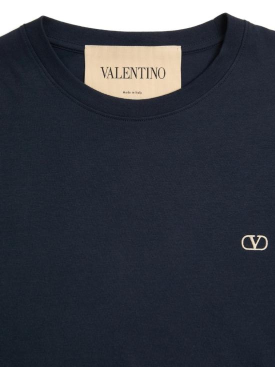 26FW 발렌티노 가라바니 반팔 티셔츠 9V3MG10VBMM Blue - VALENTINO GARAVANI