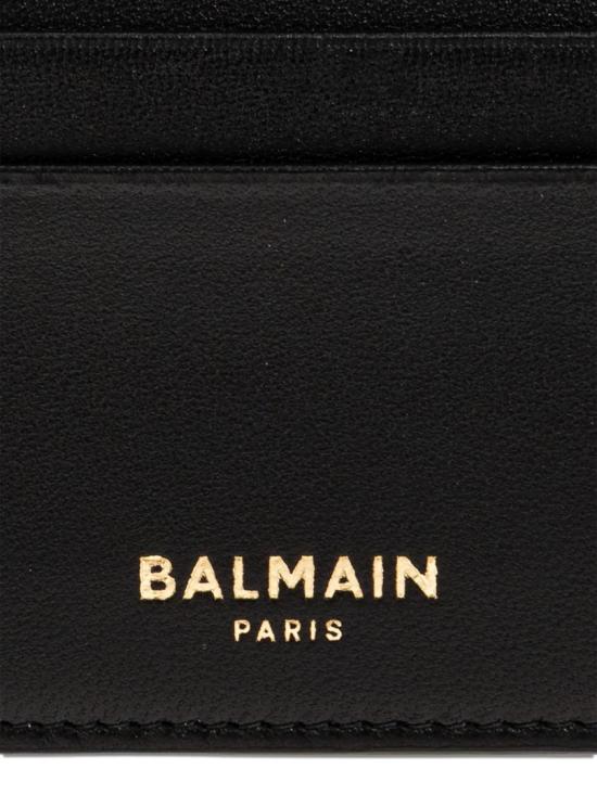 26FW 발망 카드지갑 HM1MA098 LNSA Black - BALMAIN