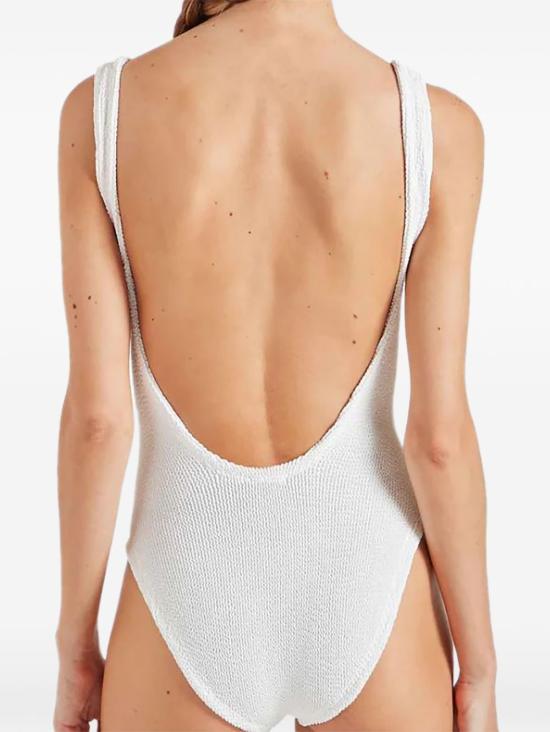 26SS 훈자 지 원피스 수영복 SQUARE NECK WHITE - HUNZA G