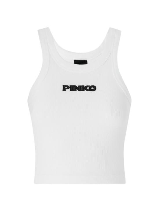26SS 핑코 민소매 티셔츠 107301 A3H6Z14 Bianco - PINKO