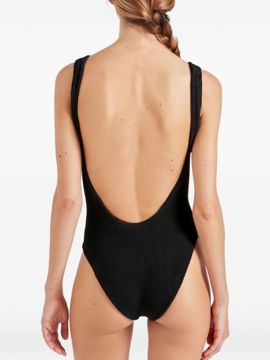 26SS 훈자 지 원피스 수영복 SQUARE NECK BLACK - HUNZA G