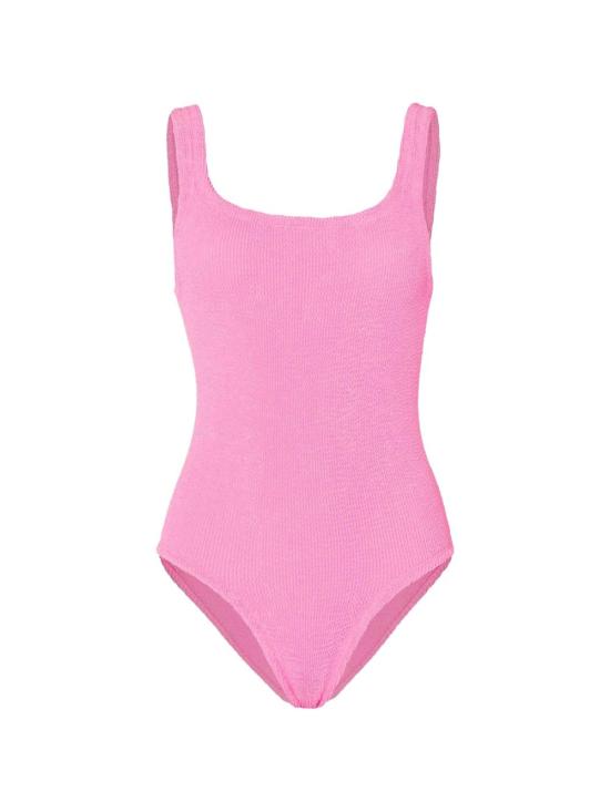 26SS 훈자 지 원피스 수영복 SQUARE NECK BUBBLEGUM - HUNZA G