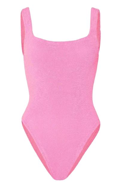26SS 훈자 지 원피스 수영복 SQUARE NECK BUBBLEGUM